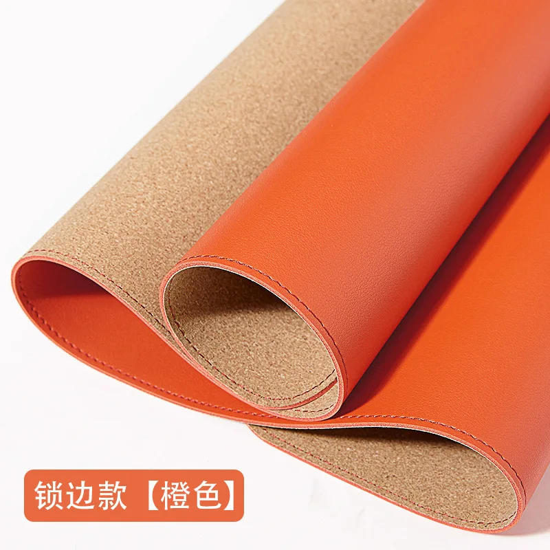 2026New office Mouse Pad 90x45/80x40/70X35/60X30cmComputer Waterproof Table Pad PU Leather Large Desk Mat Double-sided