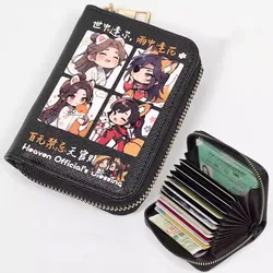 Anime Tian Guan Ci Fu Fashion Wallet Card Bag Heaven Official’s Blessing Hua Cheng Xie Lian Coin Purse Men Women Short Wallet