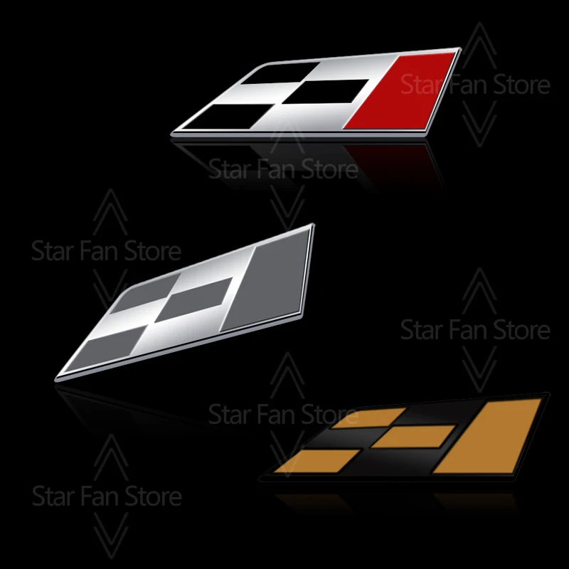 Race Flag 300 Emblem For SEAT Cupra IBIZA LEON Mii Altea Born e-Racer Metal Grille Badge 3D Stickers Car Trunk Body Decal