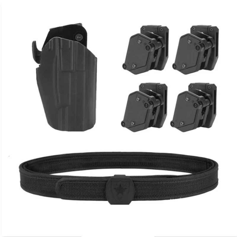 Tactical IPSC Belt 579 Holster Mag Pouch Set Multi-Angle Adjustment Hunting Accessories For Universal Hunting Accessories