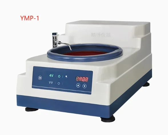 

220v Electric Metallographic Sample Polishing Machine Single Plate Low Noise Waterproof Motor Constant Speed
