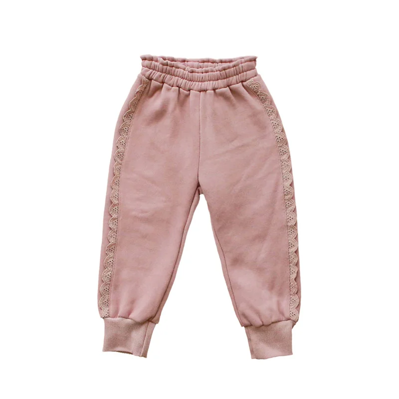 

Fall/Winter Girl Pants Pure Color Side Lace Sports pants for Kid Girls Sweatpants Kids Sport Trousers Outwear for 2-11Y CC048