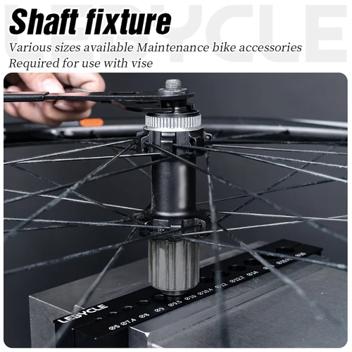 Imagen 2 del producto LEBYCLE-morsa de mesa para bicicleta, herramienta de abrazadera, banco de mesa de trabajo, accesorios multifunción, tamaño de bicicleta, Pedal de horquilla MTB
