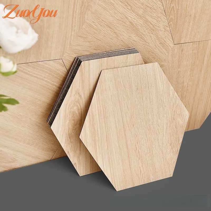 

Thicken Wood Grain Self-adhesive Flooring Stickers for Wall/floor Decor PVC Peel and Stick Floor Tile Easy Install 30/20/10/5PCS