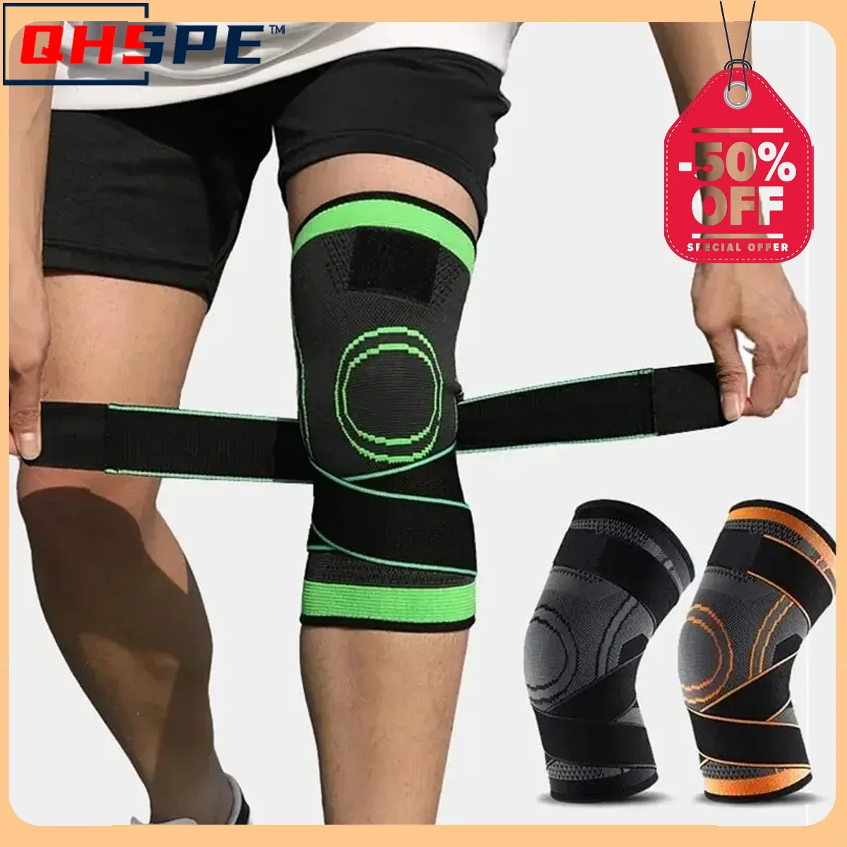 

1 Pcs Knee Pads Braces Sports Support Kneepad Men Women for Arthritis Joints Protector Fitness Compression Sleeve