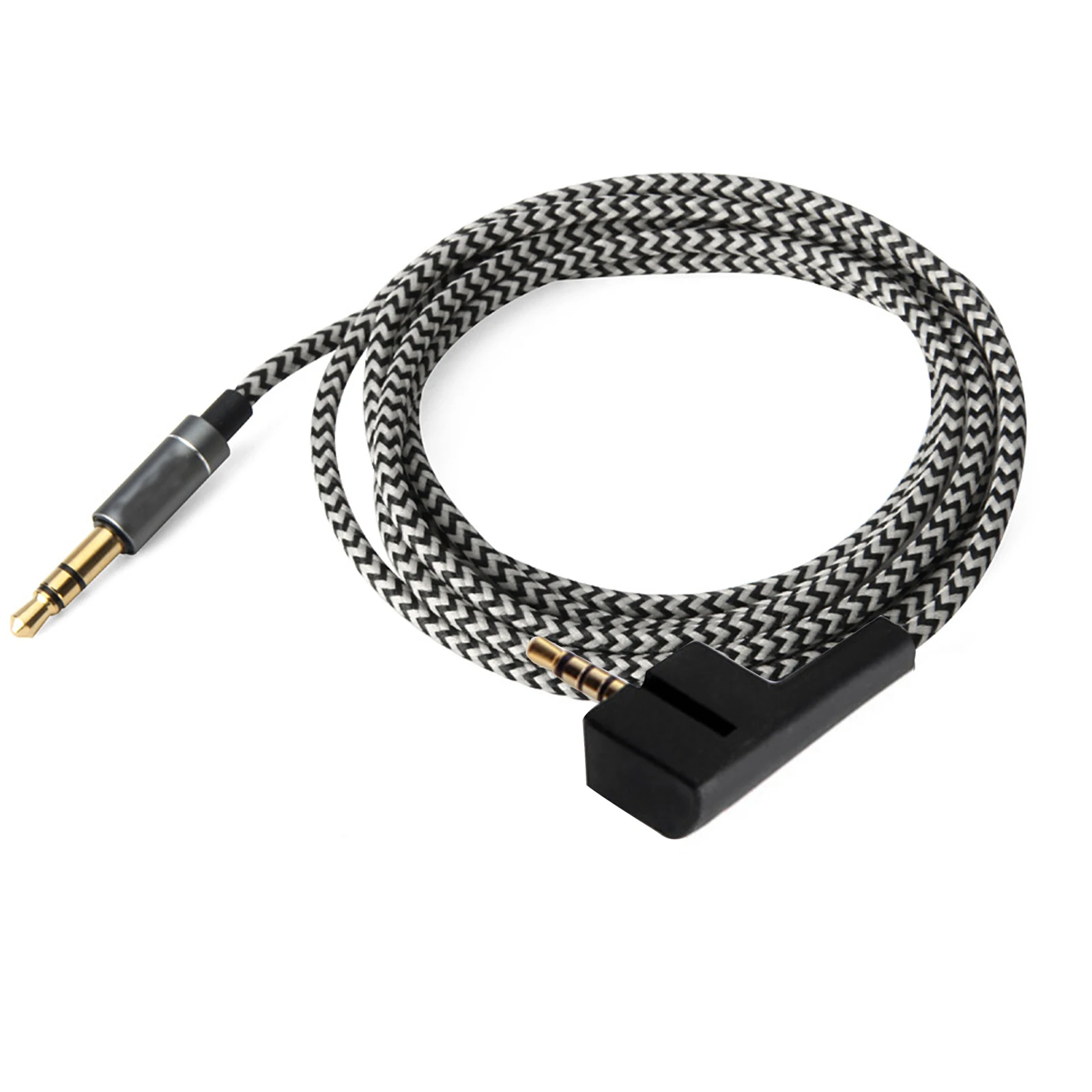 1.2M / 1.5M Tai Nghe Cáp Cho Tai Nghe Sennheiser HD438 HD439 HD461G HD461i HD471i Nylon Chất Lượng Cao Đen Tai Nghe Cáp phụ Kiện