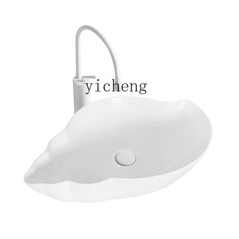 YY Ceramic Table Basin High-Profile Figure Special-Shaped Wash Basin Basin Washbasin Bathroom