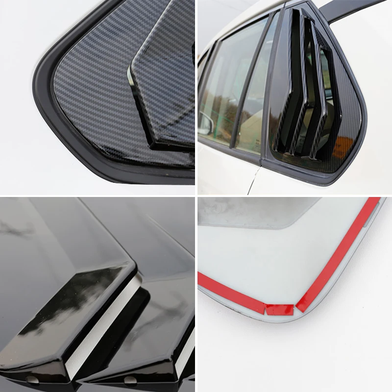 لتويوتا RAV4 XA50 RAV 4 الهجين 2019 2020 2021 2022 2023 2024 نافذة السيارة الخلفية مثلث مصراع لاصقة تزيين كوة الكسوة