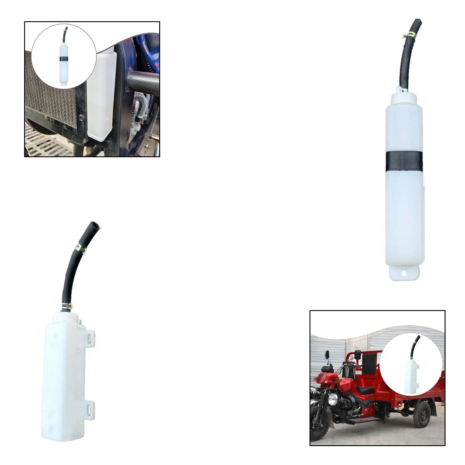 

Engine Water Tank Jug Overflow Bottle High Performance Wear Resistant Replacement for Motorcycle Use