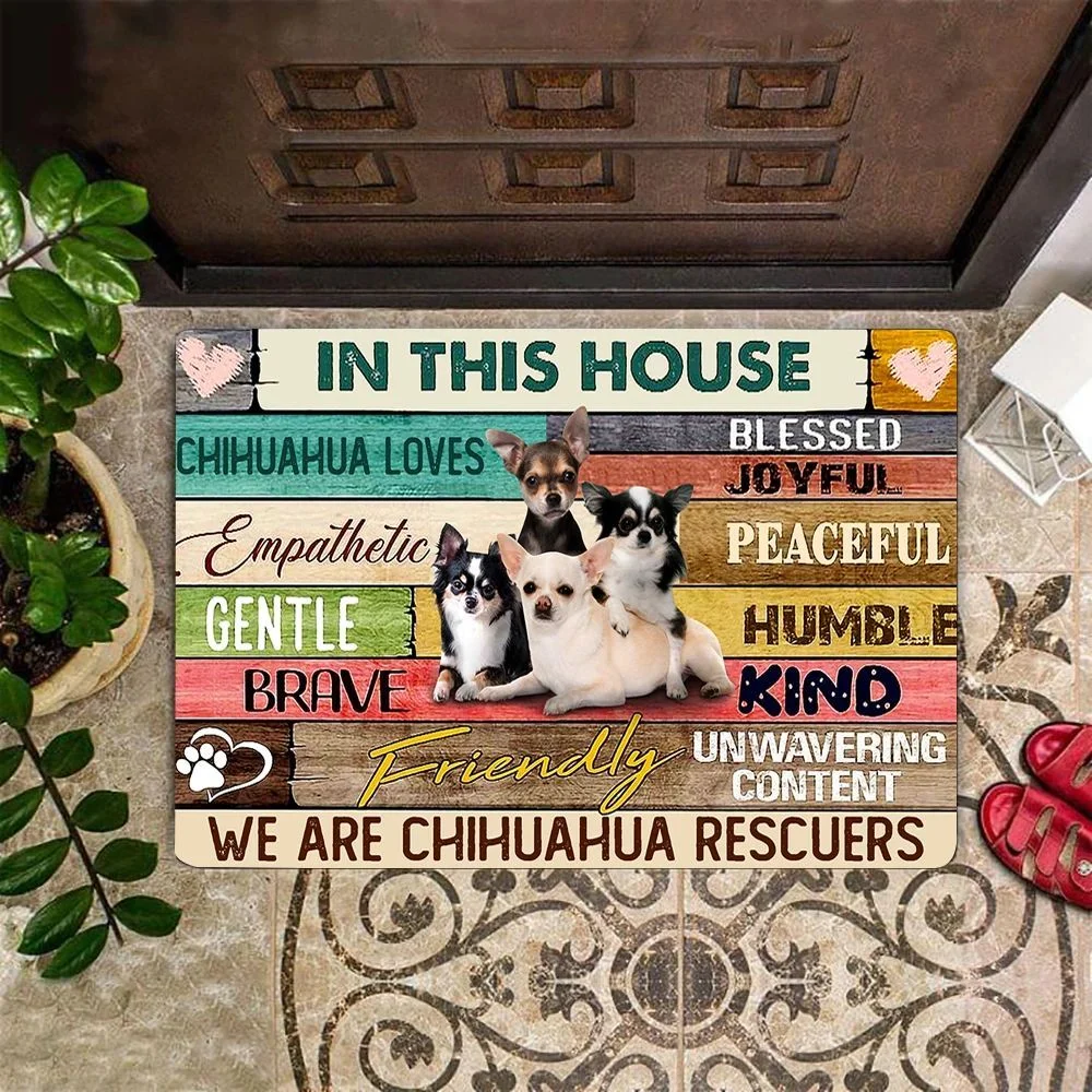 Animal Doormat 3D Pet Dog Pitbull Doormat Non-slip Absorbent Carpet for Bathroom Rugs and Carpets for Home Living Room