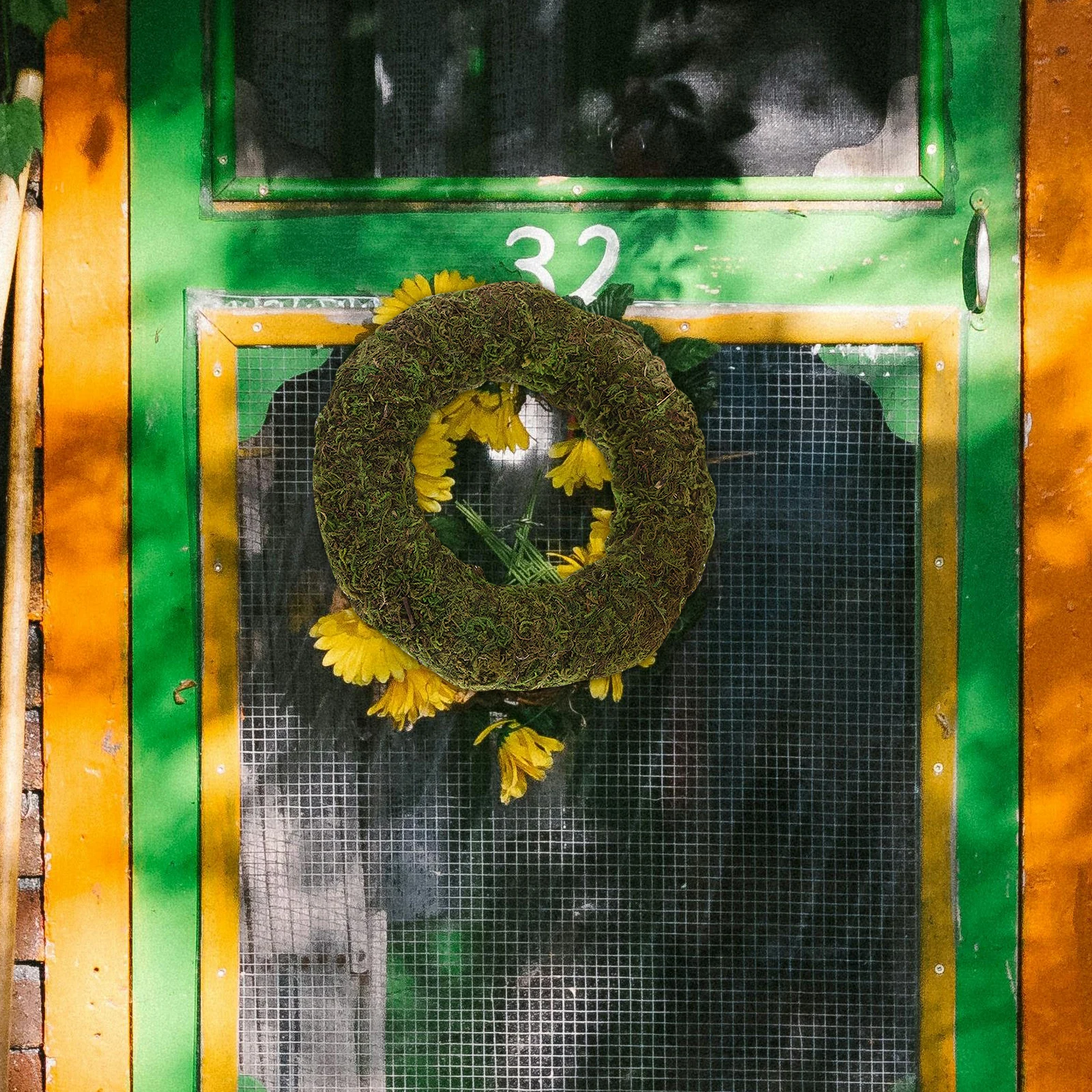 

Simulated Moss Garland Wedding Window Decoration Supplies Holiday Party Wreath Ring for Crafting Hanging Decors Rings