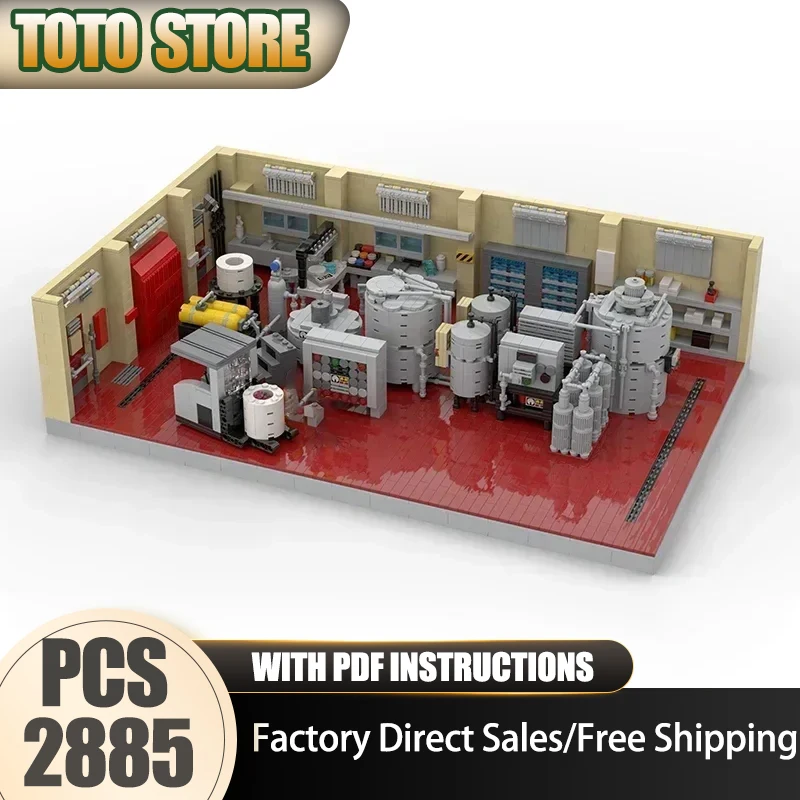 

Moc Building Bricks Science Superlab Technology Modular Blocks Gifts Christmas Toys Popular Movie Series Model DIY Sets Assembly