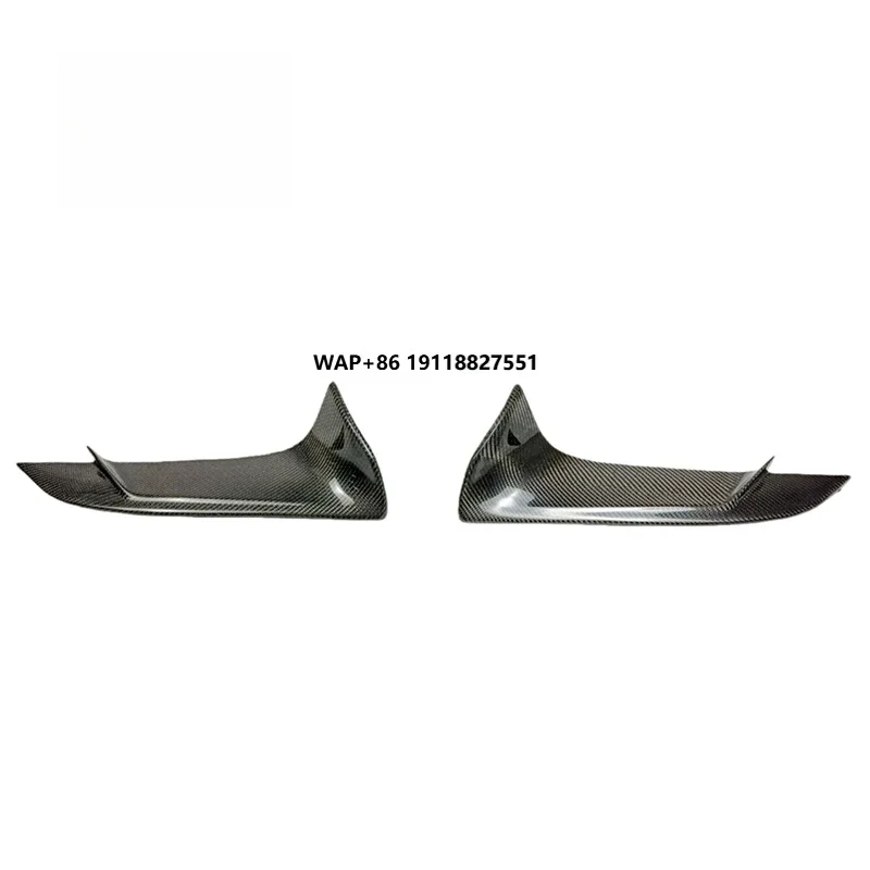 

Real Carbon Fiber Canards Front Bumper Vent Garnish Trim for Supra A90 A91 MK5 2019 up