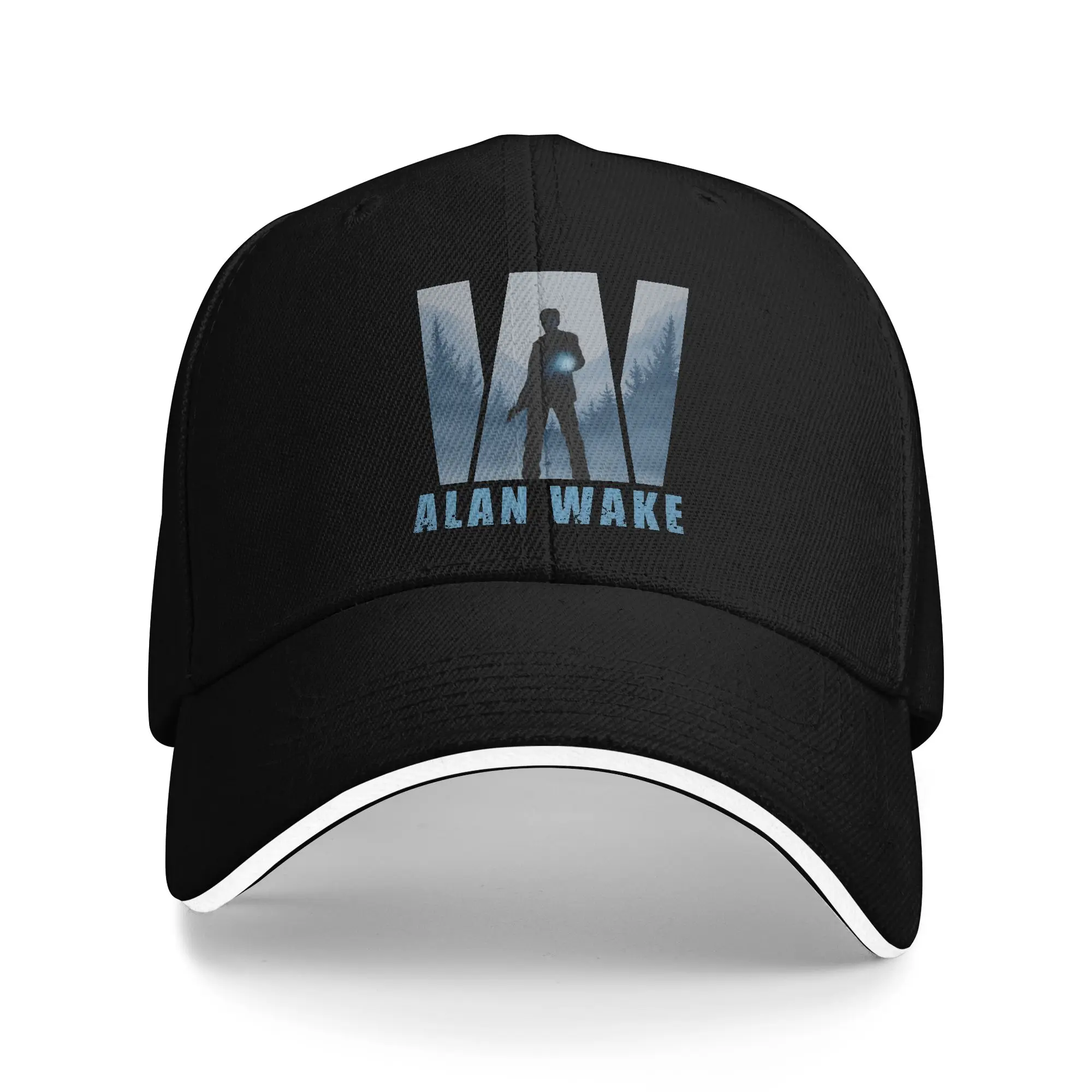 Alan Wake Baseball Cap  Casual Women Men Trucker Hat Sun Design Kpop Rock Baseball Caps Birthday Present