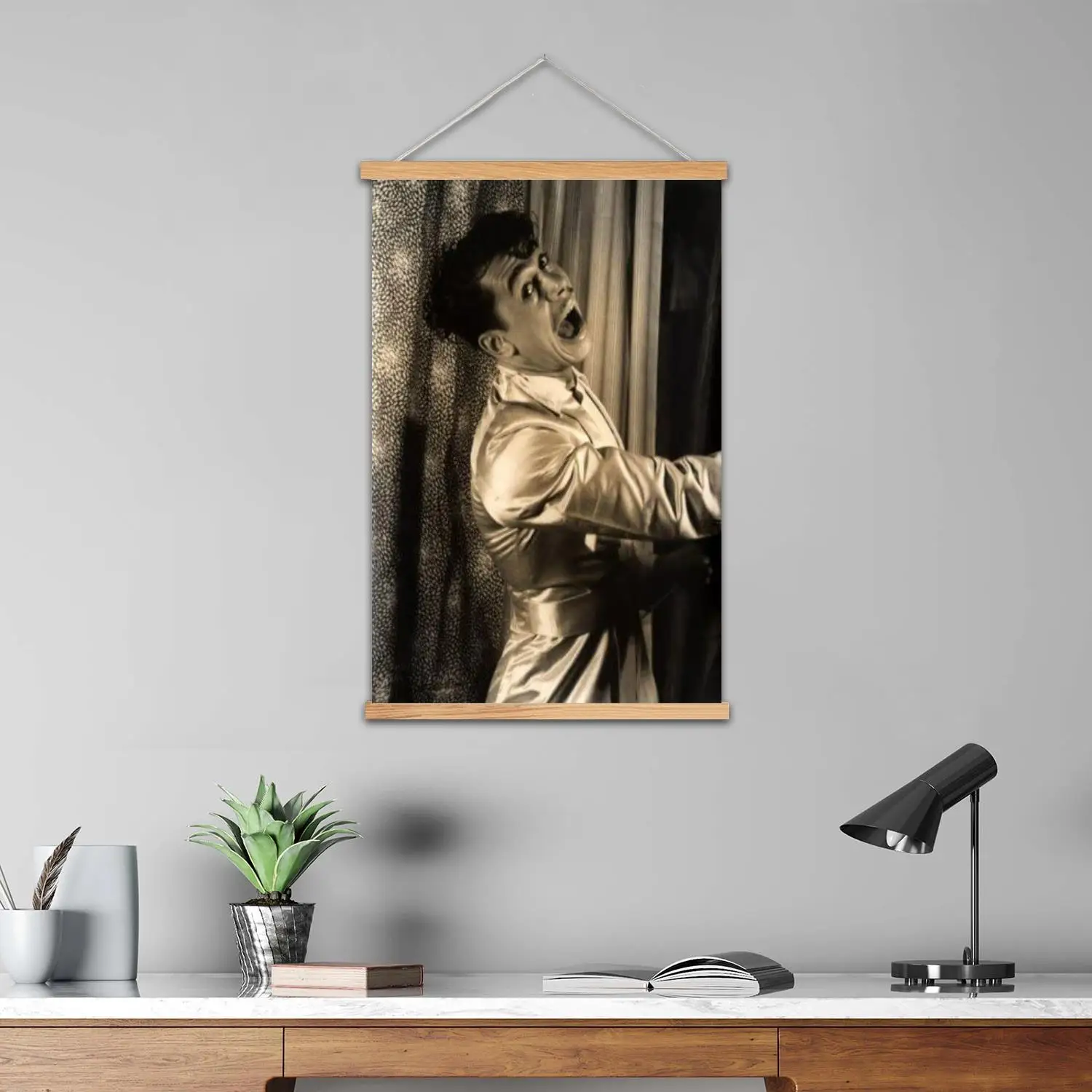 لوحة جدارية مؤطرة من Cab Calloway ملصق فني على القماش وفن جداري، عائلة حديثة، ديكور غرفة النوم، ملصقات، لوحة زخرفية #6