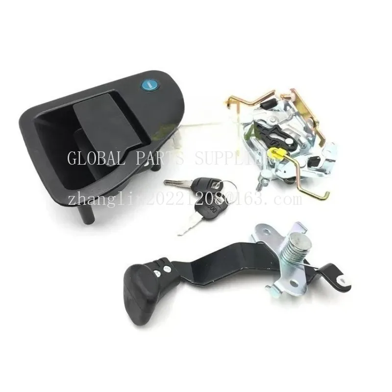 For Kubota KX155 161 175 183 185 Door Lock of Cab Assembly Door Inside and Outside Handle Lock Block Excavator