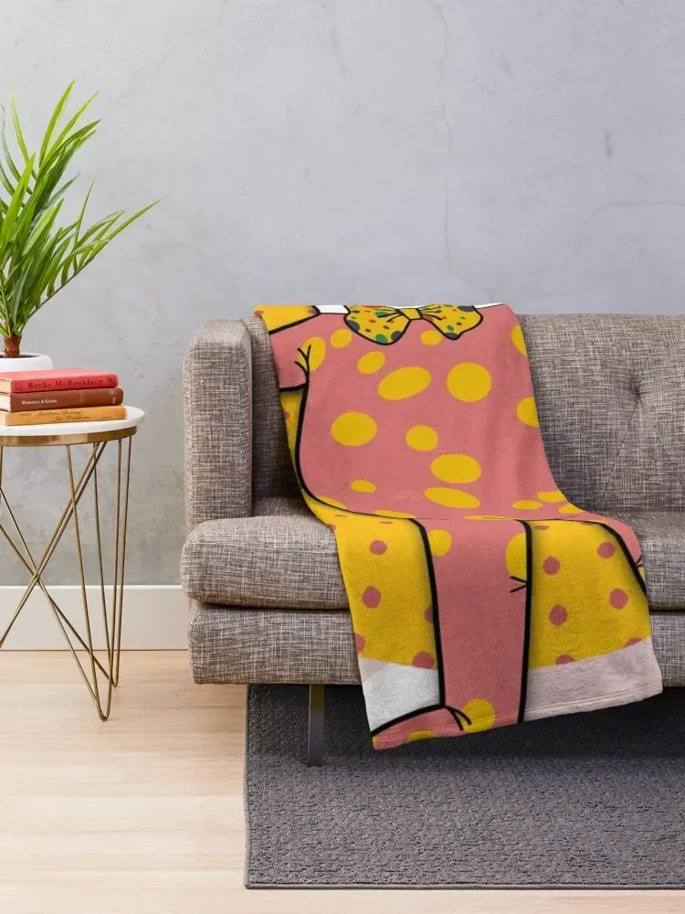 Mr Blobby II Throw Blanket Multi-Purpose Sofa Blankets