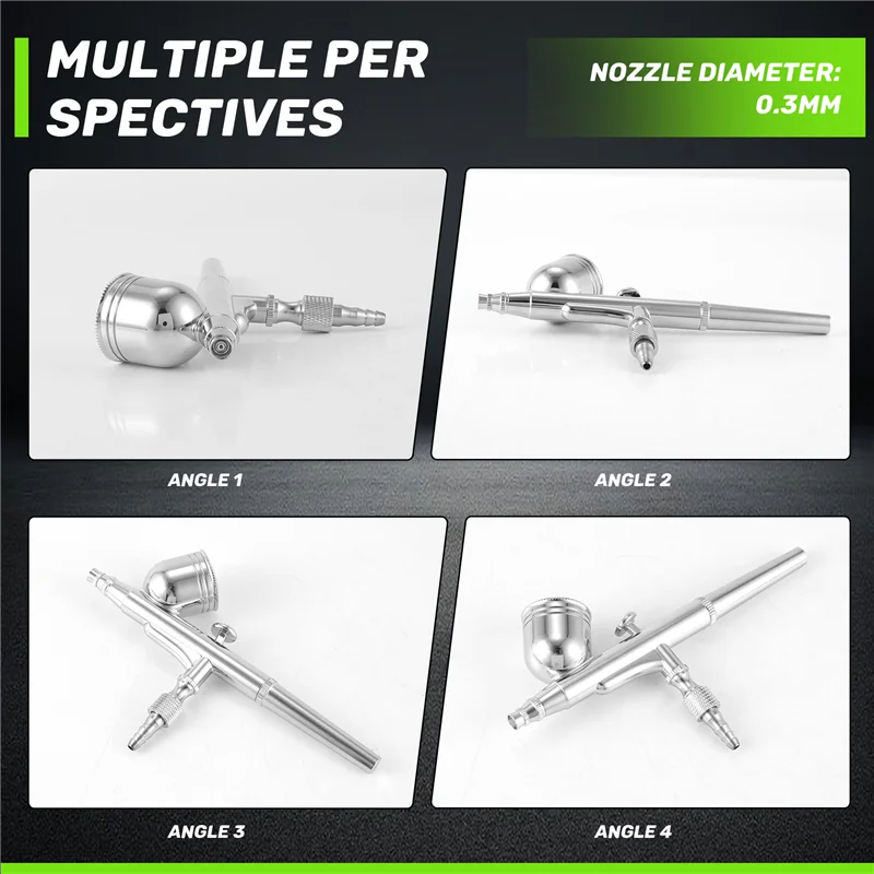 

【НОВИНКА】Аэрограф-распылитель, распылительный насос, ручка, набор воздушных компрессоров для художественной живописи, татуировки, ремесла, спрей для торта, модель, наборы аэрографов 0,3 мм