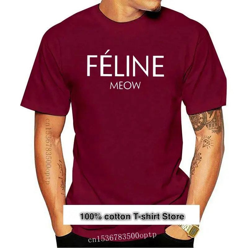 Camiseta de parodia para hombre, ropa de Feline, divertida