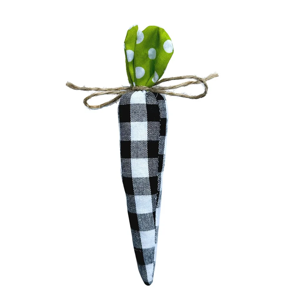 Easter Day Fabric Carrot Ornaments Art Creative Simulated Carrots Pallet Decoration Photo Props Kid Birthday Easter Party Decor