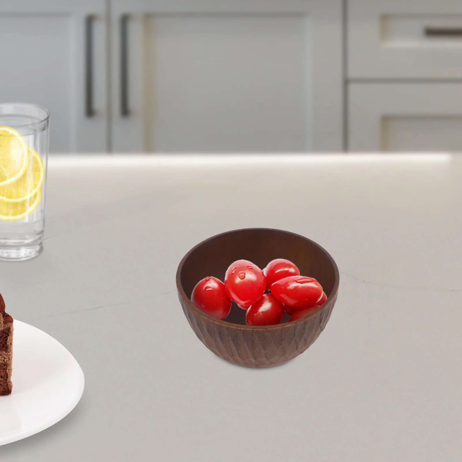 

Small Round Wooden Food Bowl Natural Wood Kitchen Fruit Snacks Salad Serving Bowl Food Bowls Wooden Fruit Bowls