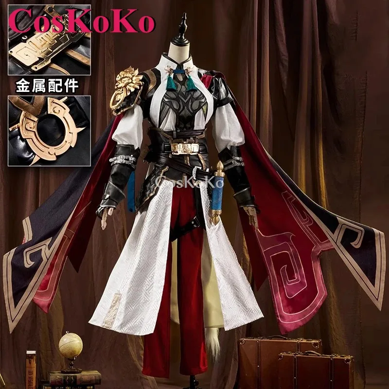 

CosKoKo Jing Yuan Cosplay Anime Game Honkai: Star Rail Costume Full Set Fashion Uniforms Halloween Party Role Play Clothing New