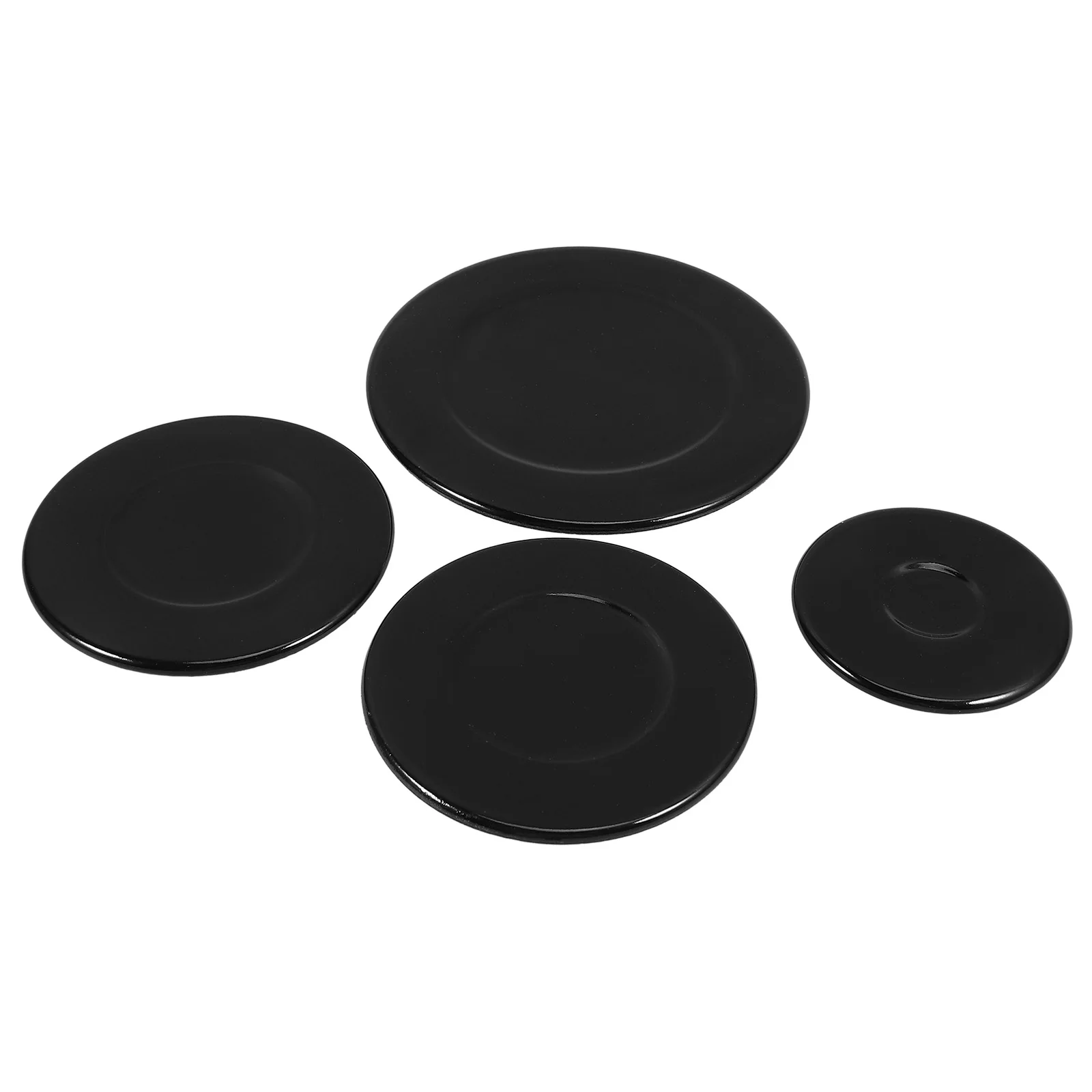 

4pcs Gas Stove Burner Heads Replacement Caps Fire Covers Hob Parts Reliable Kitchen Supplies Cooking Accessories Efficient