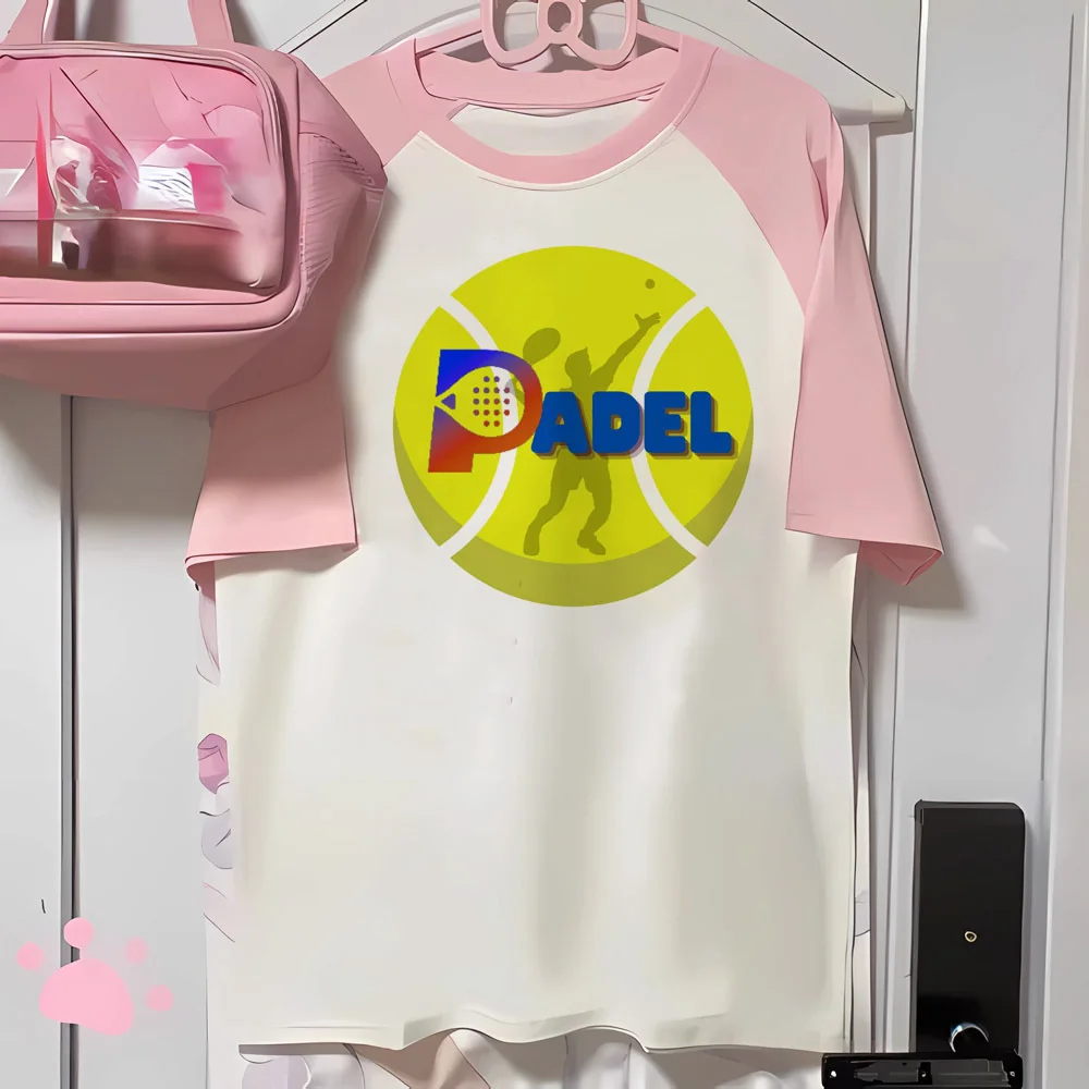 Padel Tee women casual wear athleisure t shirt female graphic harajuku y2k clothing