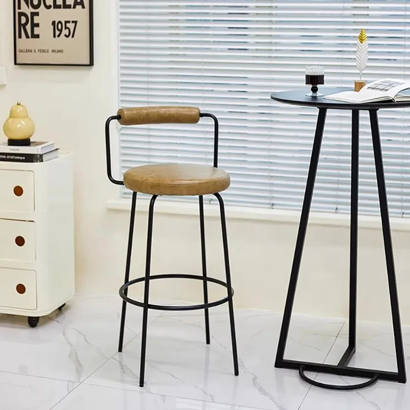 Set Of 2 Modern Bar Chair Minimalistic Kitchen Ergonomic Beauty Bar Chair Nordic Classic Taburetes De Bar Home Furniture