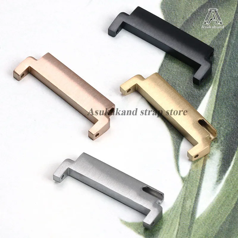 2pcs Quick Release Watch Strap Adapter Watch Accessories 18mm To 20mm 22mm,20mm To 18/20/22mm,22mm To 22mm Silver Pins Connector
