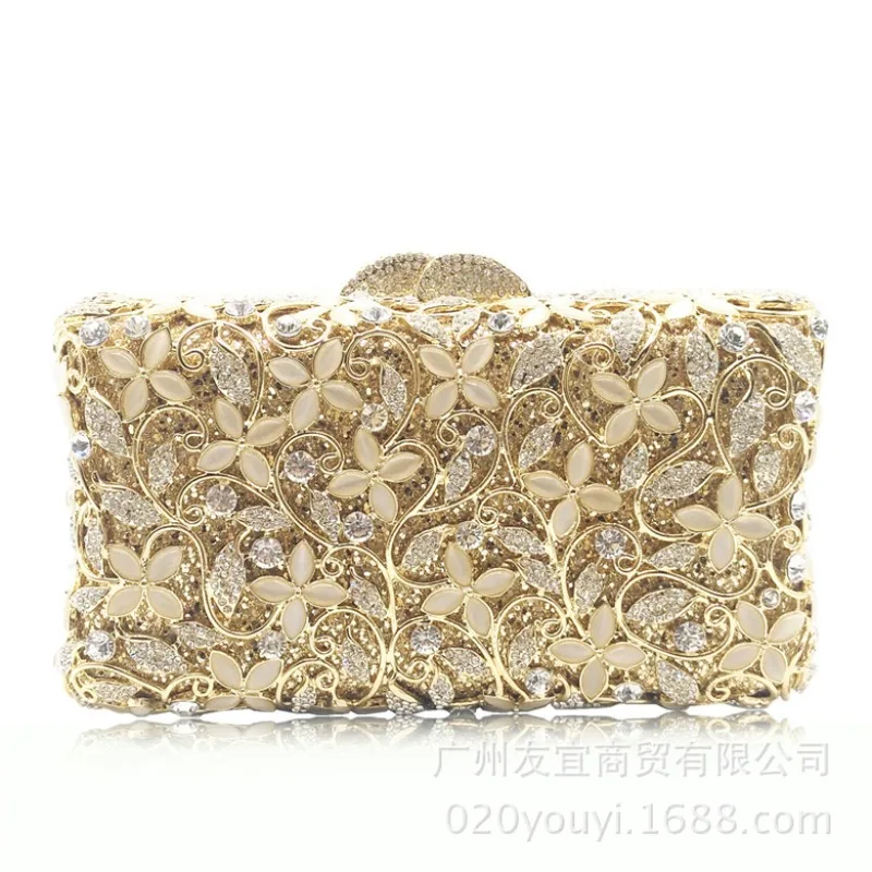 

Agate Diamond Clutch Dinner Bag Rhinestone Hard Box Evening Women's Clutch Bag Bolso De Diseñador Lujo Bolsos De Mujer Tendencia