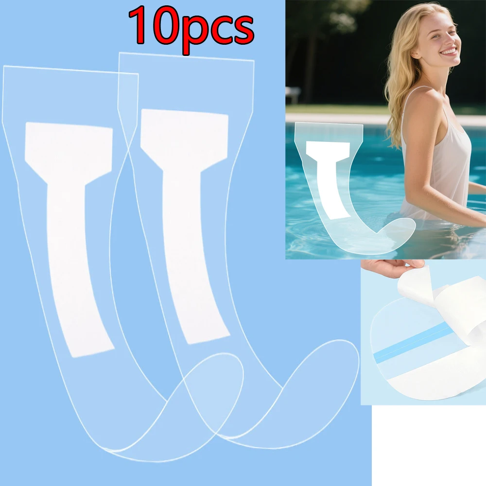10pcs Female Swimming Spring Bath Spa Waterproof Sticker Female Infection Prevention Sanitary Napkin Patch Sticker