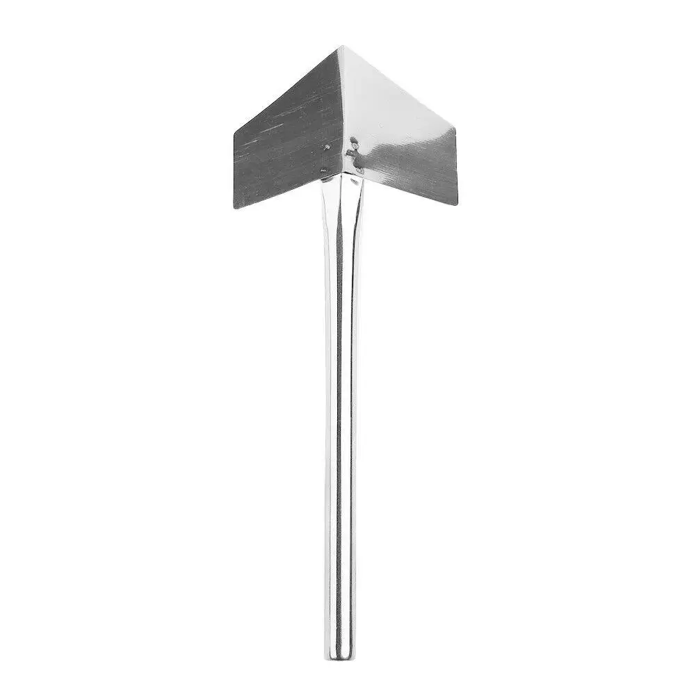 Outdoor Corner Trowel Stainless Steel Garden Metal Handle 90 Degree Drywall Outdoor Corner Trowel Small Rounded Cutting Tools