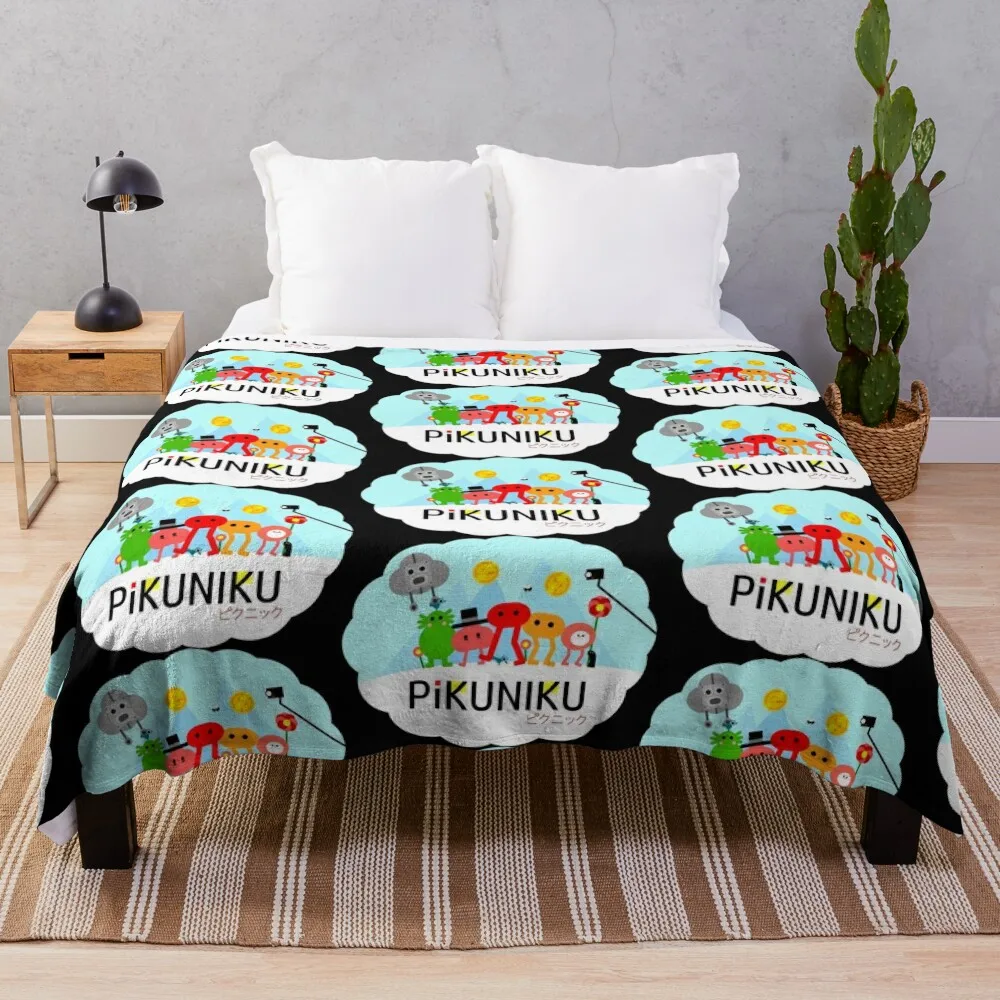 

PIKUNIKU Throw Blanket Baby Picnic sofa bed Blankets