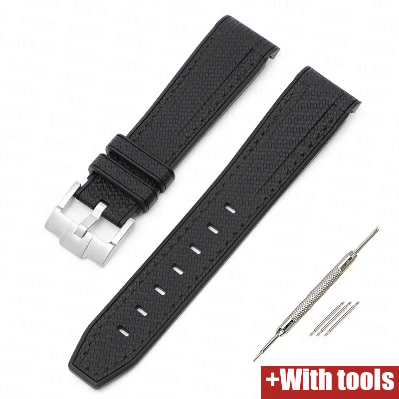 20 mm Gummi-Silikon-Uhrenarmband für Omega X Swatch Joint MoonSwatch-Armband für Seamaster 300 Herren Damen-Armband mit gebogenem Ende