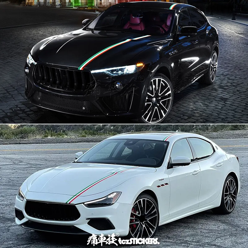 

Pickup truck stickers FOR Maserati levante Grecale SUV Ghibli Quattroporte body decoration sports decal film accessories