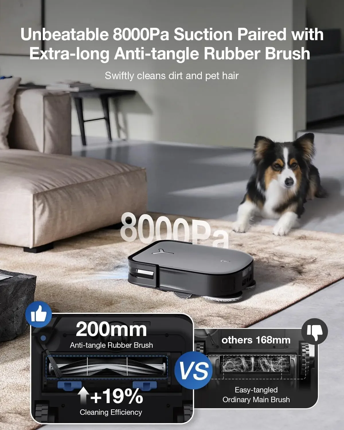 ECOVACS DEEBOT X2 Omni Robot Vacuum Mop 15mm رفع ممسحة الماء الساخن غسل السيارات تجنب العوائق الجافة