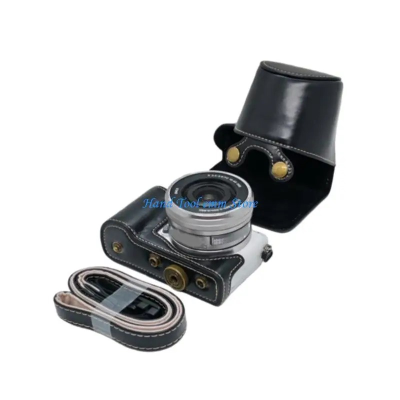 

H37F противоударный защитный чехол для хранения камеры, кожаная текстура, подходит для модели A5000 A5100, устойчивая к камера