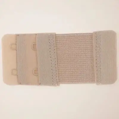 

Adjustable 2 Hook Bra Extender 3pcs for Women Maternity Lingerie Black White Nude 7 6x3 3cm Elastic Cotton Steel