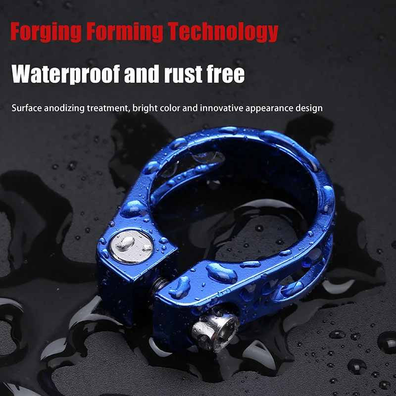 1PC 28.6/31.8/34.9MM Morsetto del tubo sella della bicicletta in lega di alluminio Clip del tubo sella a sgancio rapido Morsetto del reggisella della bici da strada Accessori bici