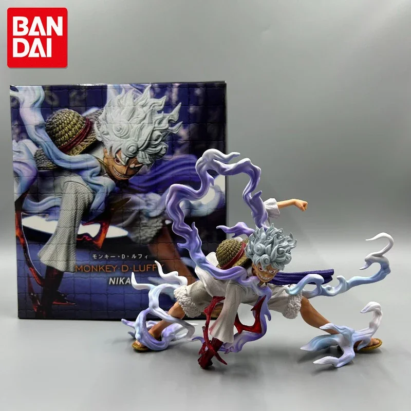 

18cm One Piece Figures Luffy Gear 5 Figure Anime Action Figures Nika Sun God Statue Model Doll Ornament Collection Kid Gift Toy