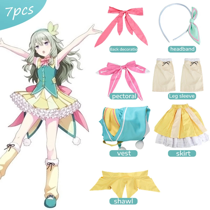 Kusanagi Nene Cosplay Costume pour femme, Idol Nene fur s, Sauna Wear for Comic Con, Cute Costume short dress