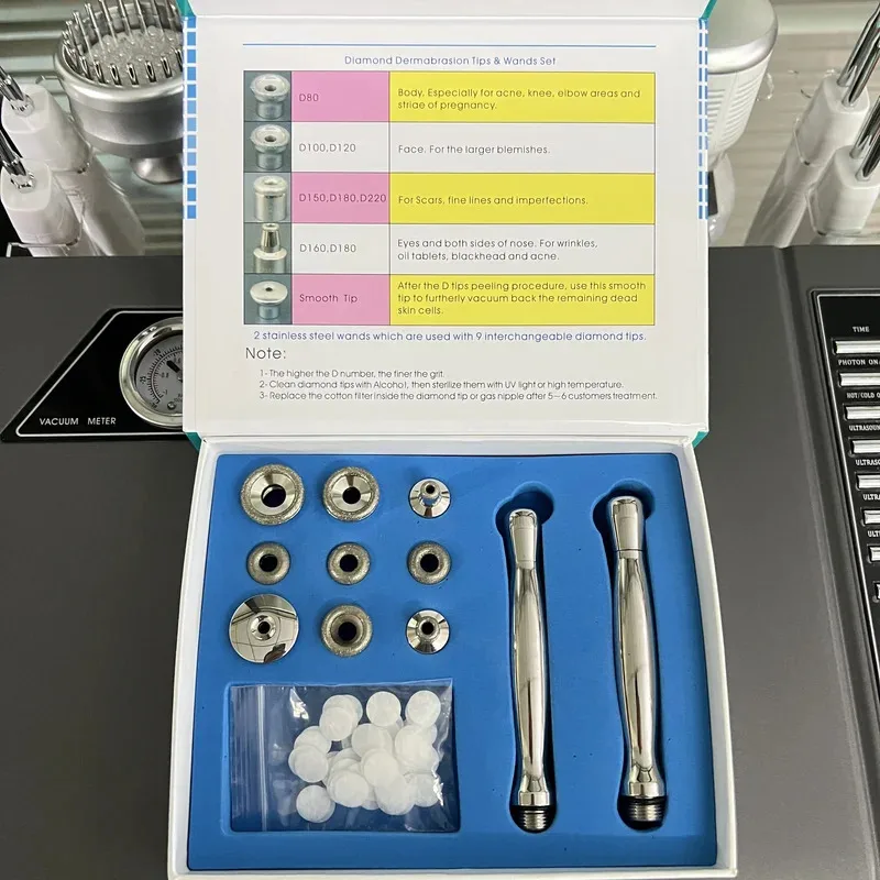 

Portable beauty 7 in 1 equipment multi-functional beauty equipment diamond dermabrasion skin rejuvenation machine