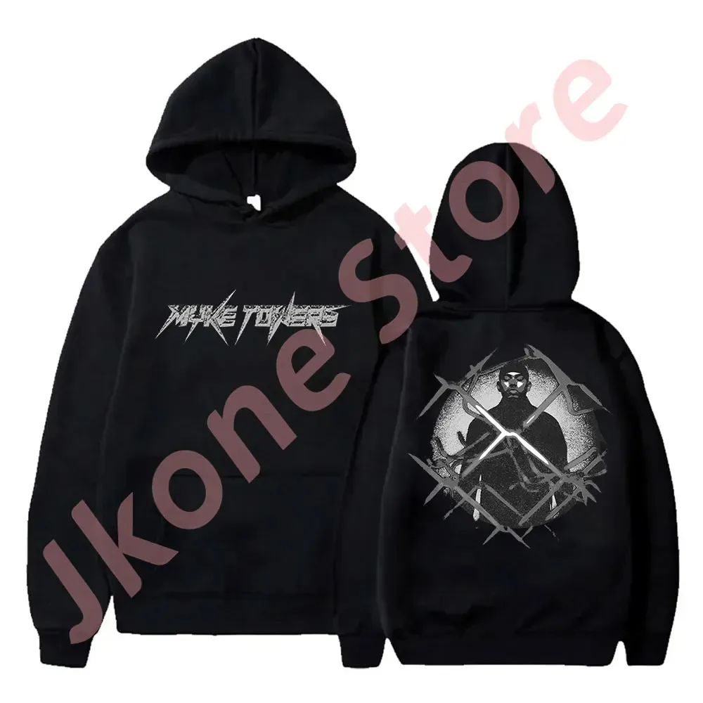 Myke Towers Barbed Wire Hoodies Merch New Logo Pullovers Women Men Fashion HipHop Streetwear Sweatshirts