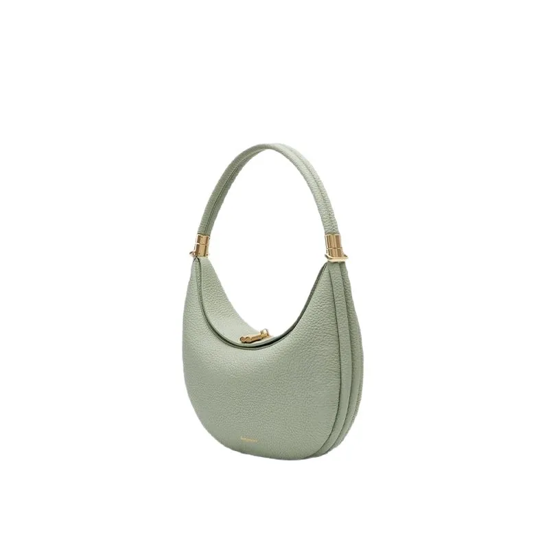 حقيبة نسائية شهرية جديدة لعام 2025، حقيبة هلال من سلسلة Pine Moon، حقيبة كتف جلدية تحت الإبط، نسائية أنيقة وفكرية #6