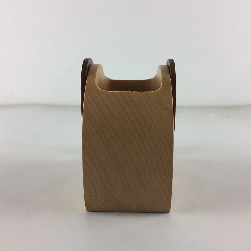 

Elephant Pen Holder for Desk Organizer Pencil Wooden Bamboo Container Cellphone Stand