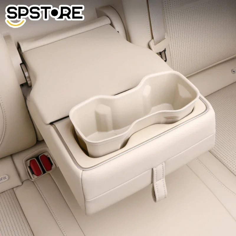 

Car Rear Drain Coaster For NIO Weilai ES6 EC6 2023 2024 Weilai Silicone Storage Mat Car Interior Parts Decoration Accessories