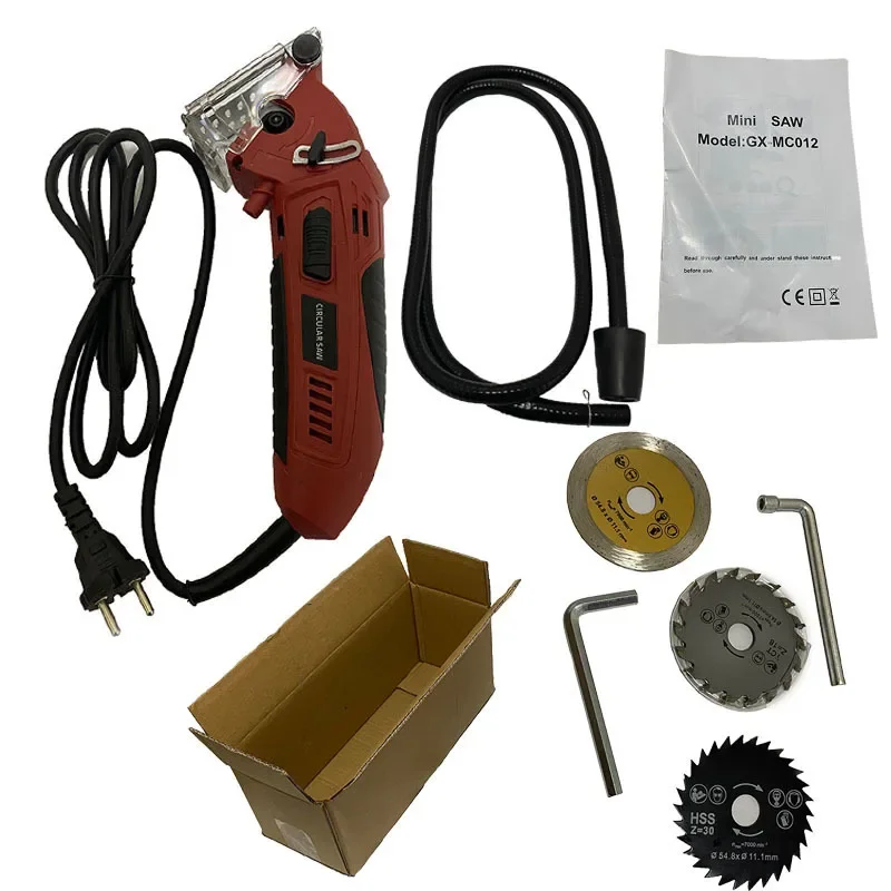 Saw Cutting Machine 400W Multifunctional Circurlar Saw Cutter Tool Saw Blades Woodworking Power Tool Mini Electric Circurlar