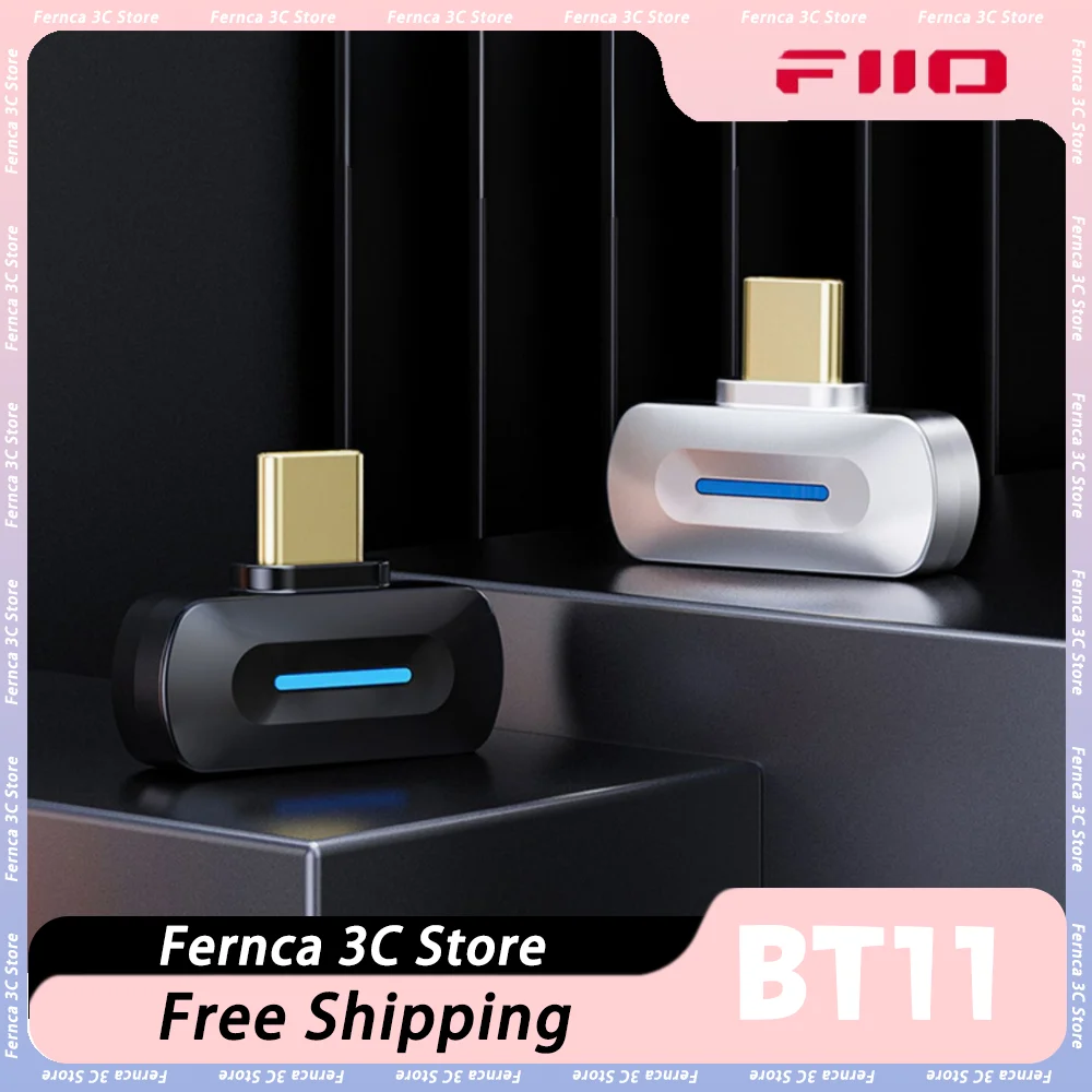 Fiio BT11 Transmitter Type-C Bluetooth For Mobile Game Player To Wireless Headphone Ldac Aptx Adaptive Low Latency Gifts Custom