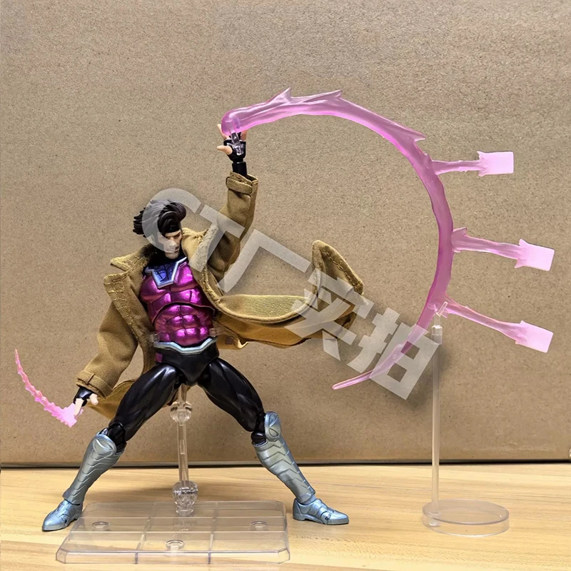 Hot New Ct Toys 1/12 Gambit Figure Mafex 131 X-Men SHF comic version Gambit Anime Action Figure Model Customized Gifts Kids Toys view 6